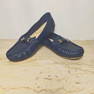Comfort By Alexis Bendel Dorothy-22L Womens Navy Blue Slip-on Driving Loafers 8